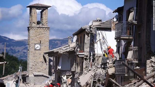 Voices under the rubble' after quake hits Italy; at least 73 dead