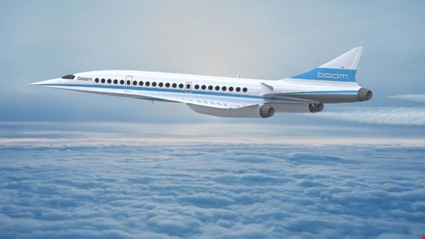 Boom shows off its XB-1 supersonic demonstration passenger airliner