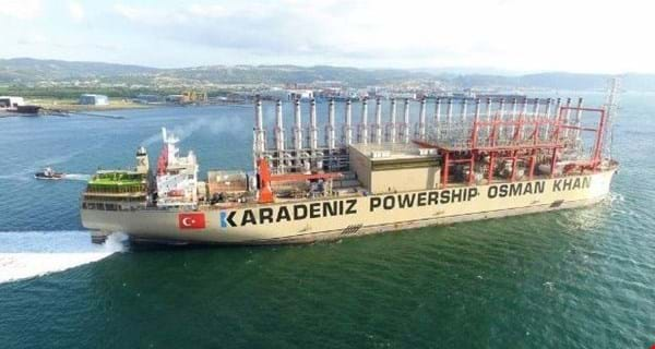 470MW Karadeniz Powership Osman Khan arrives in Ghana