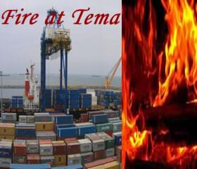 Fire At Tema Harbour  | Three Confirmed Dead
